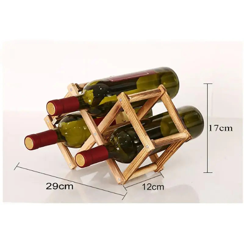 SUPORTE DE VINHOS EM MADEIRA DOBRAVEL