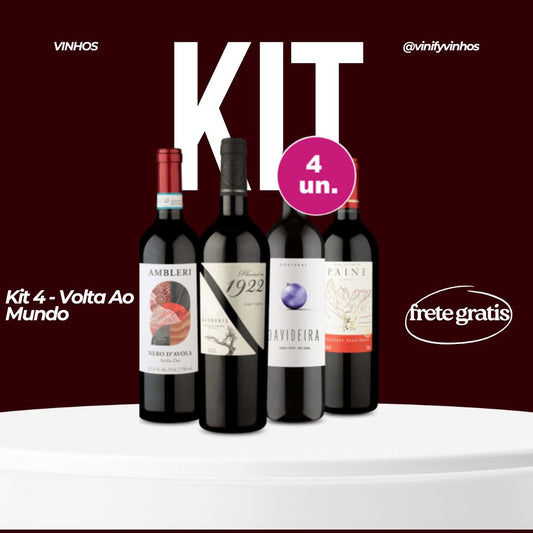 Kit Tintos Selecionados – Intensidade, Complexidade e Personalidade