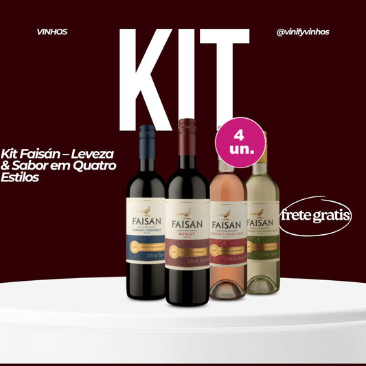 Kit Faisán – Leveza & Sabor em Quatro Estilos